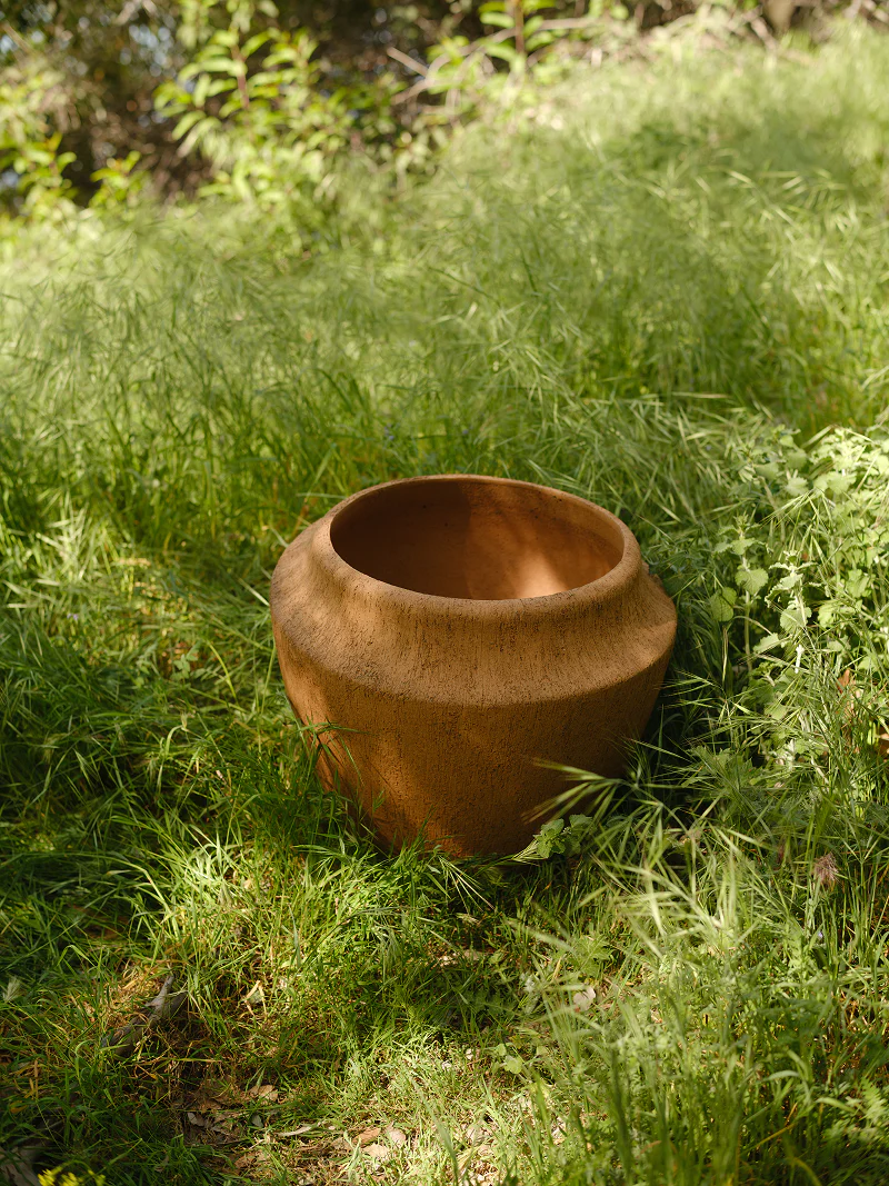 Alluvium tannin planter in tall grass